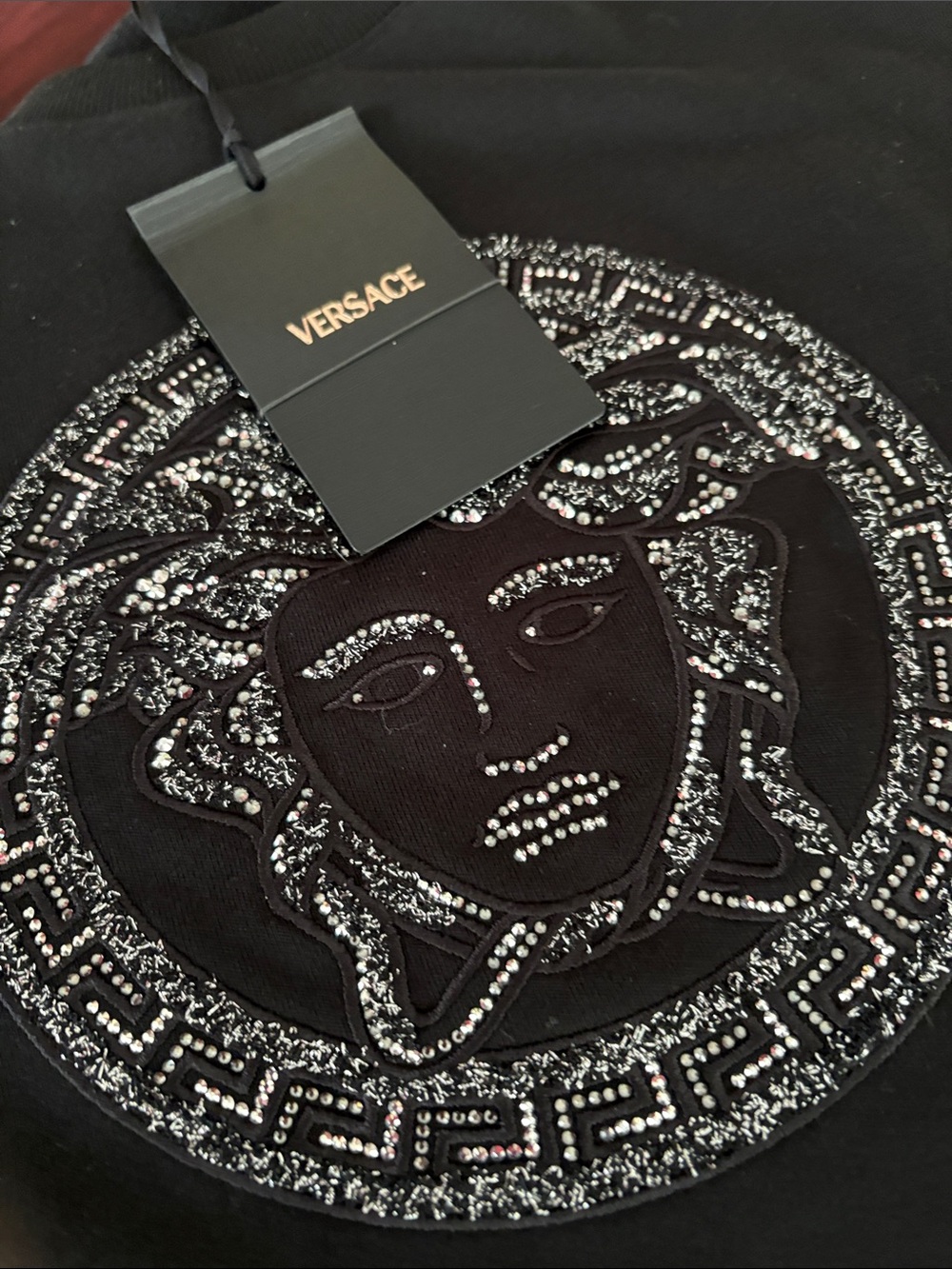 Versace Embellished Medusa With Crystals and Lurex - Picture 6 of 6
